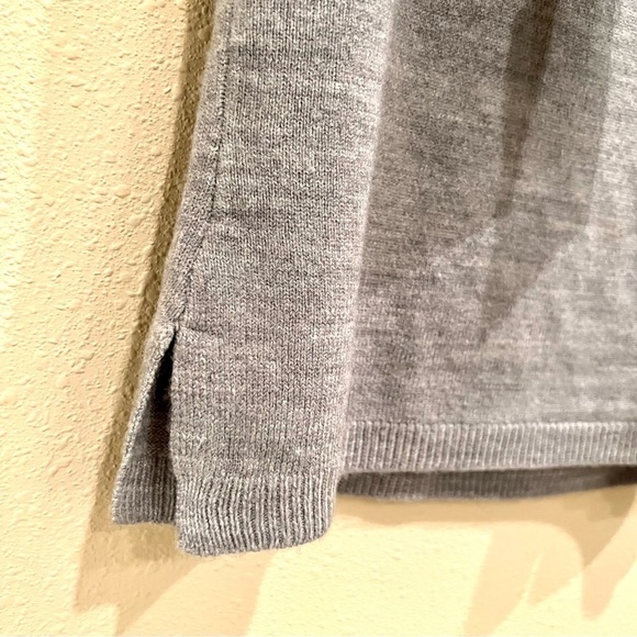 NWT BCBGMAXAZRIA gray knit beaded boho tank top women’s size S - Picture 6 of 8